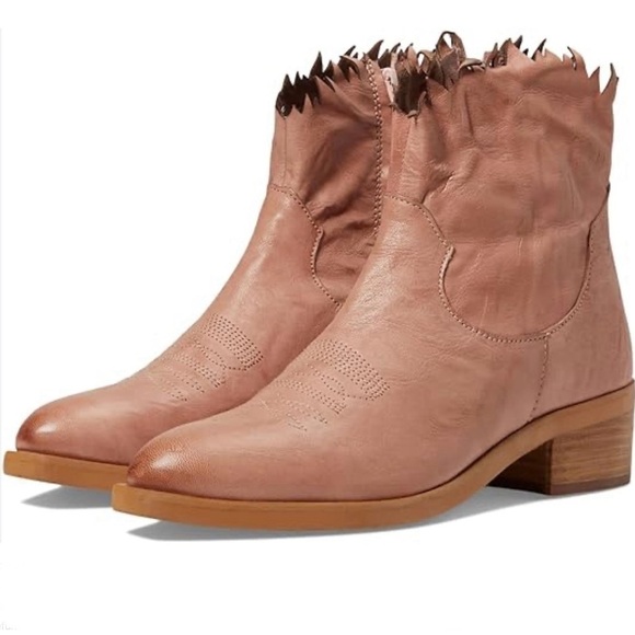 Bed Stu Shoes - Roan by Bed Stu Diabolical Leather Boots Booties Size 8.5 Western Cowboy